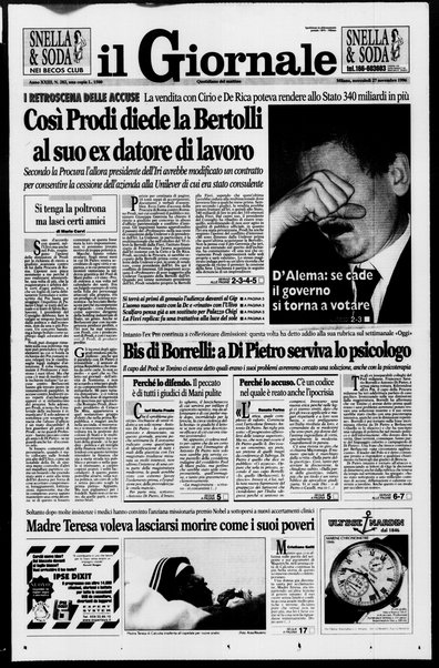 Il giornale : quotidiano del mattino